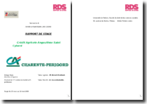 Pdf Exemple De Rapport De Stage Credit Agricole Du France Pdf