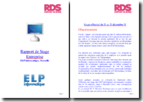 Rapport de stage en entreprise d'informatique...