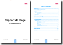 Rapport de stage DUT Génie Civil  publié le 04/01/2011